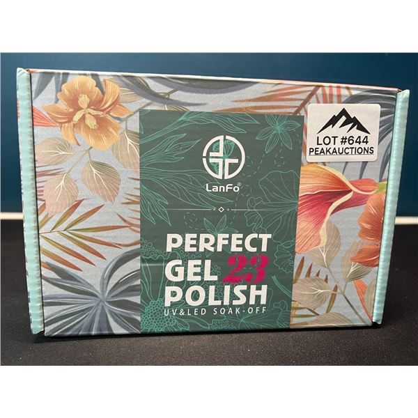 Lot of 1 Gel Nail Polish Set - 23 Colours! UV & LED Soak Off