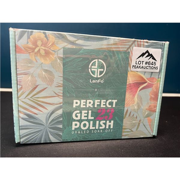 Lot of 1 Gel Nail Polish Set - 23 Colours! UV & LED Soak Off
