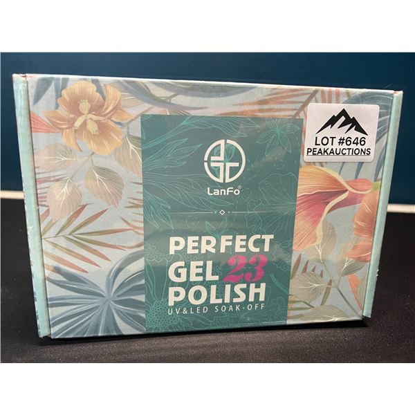 Lot of 1 Gel Nail Polish Set - 23 Colours! UV & LED Soak Off