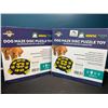 Image 1 : Lot of 2 Dog Maze Disc Puzzle Food Dispensing Bowl Toys
