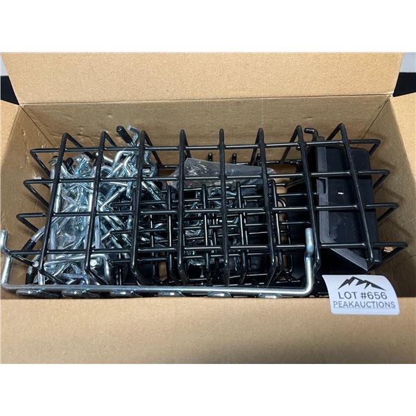 Lot of 1 Box of Peg Board Holders - 90pcs
