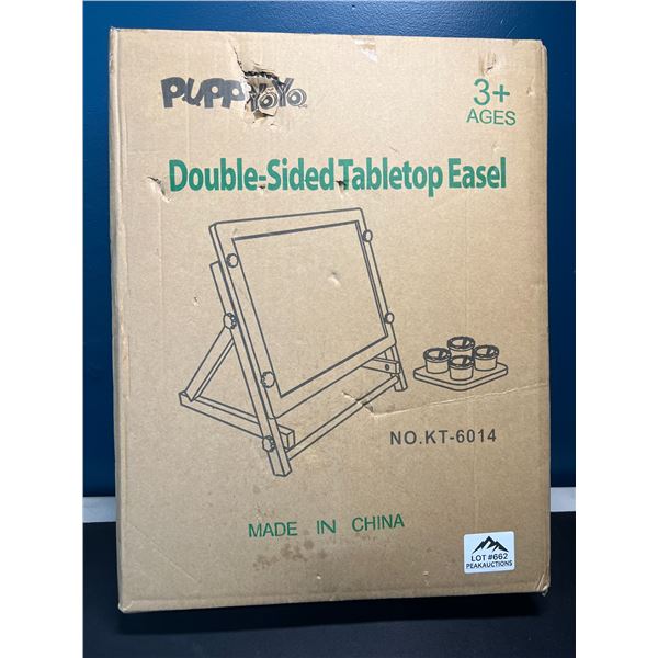 Lot of 1 Double-Sided Tabletop Art Easel