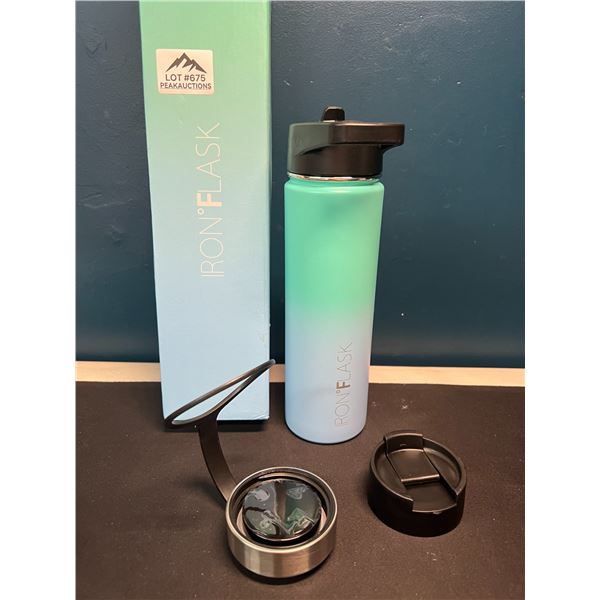 Lot of 1 Iron Flask Sports Water Bottle - Blue Ombre