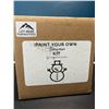 Image 2 : Lot of 1 Paint Your Own Real Snowman Kit by Chameleon Colors