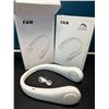 Image 1 : Lot of 2 Wearable Rechargeable Neck Cooling Fans