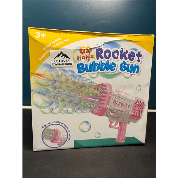 Lot of 1 Rocket Bazooka Bubble Gun - 69 Holes - Blows SO MANY BUBBLES!!