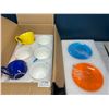 Image 2 : Lot of 1 Box of Porcelain Colorful Tea Cups - 6PCS/Colours