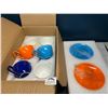 Image 2 : Lot of 1 Box of Porcelain Colorful Tea Cups - 6PCS/Colours