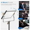 Image 4 : Lot of 1 Neewer Dimmable Bi-Color LED Professional Video Light with U-Bracket