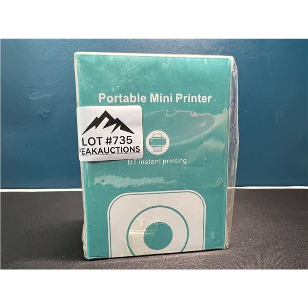 Lot of 1 Portable Bluetooth Mini Printer/Thermal Printer