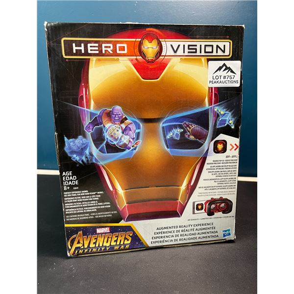 Lot of 1 Marvel Avengers Infinity War Hero Vision Mask Toy - See Through The Eyes of Iron Man!