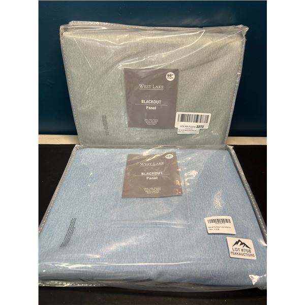 Lot of 2 Packs of West Lake Blackout Curtain Panels