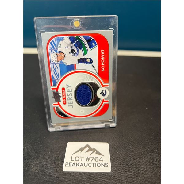 Lot of 1 2021-22 Upper Deck Series 1 UD Game Jersey Card - Vancouver Canucks Bo Horvat