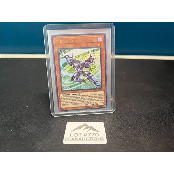 Lot of 1 Yu-Gi-Oh Micro Coder Trading Card