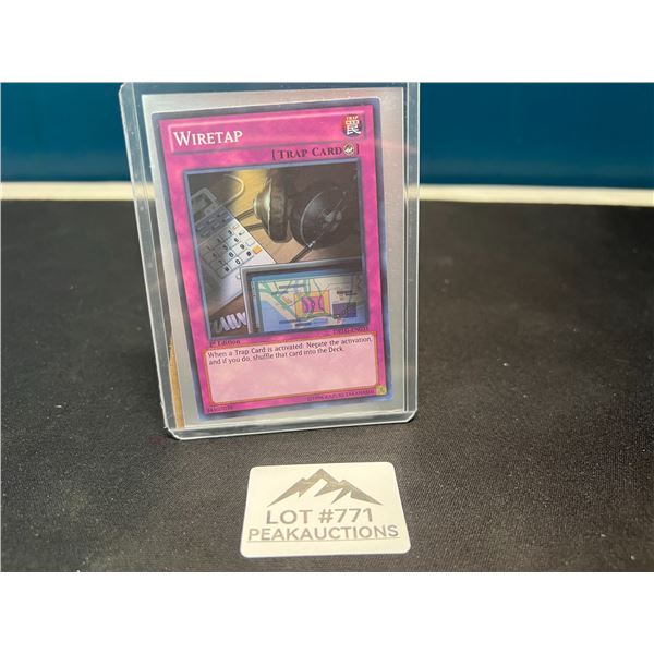 Lot of 1 Yu-Gi-Oh Wiretap Trading Card