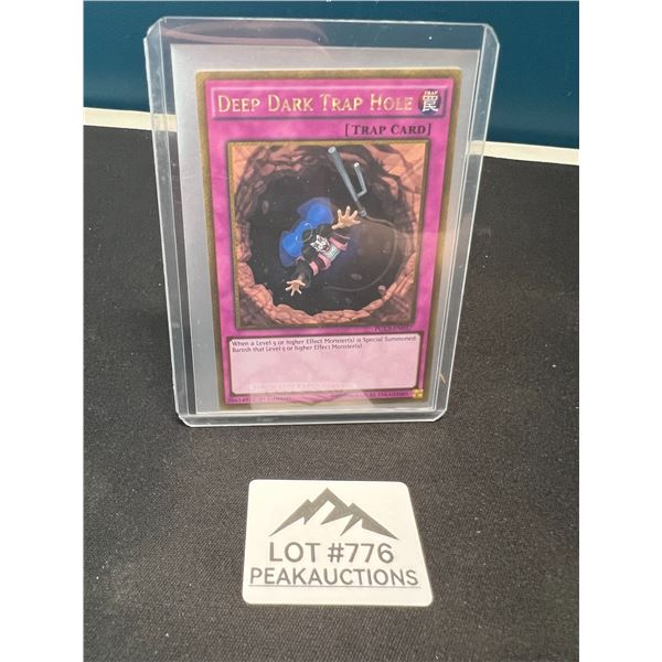 Lot of 1 Yu-Gi-Oh Deep Dark Trap Hole Trading Card