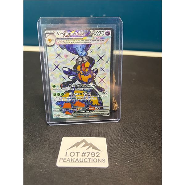 Lot of 1 Vespiquen EX Full Art Secret Rare Pokemon Trading Card