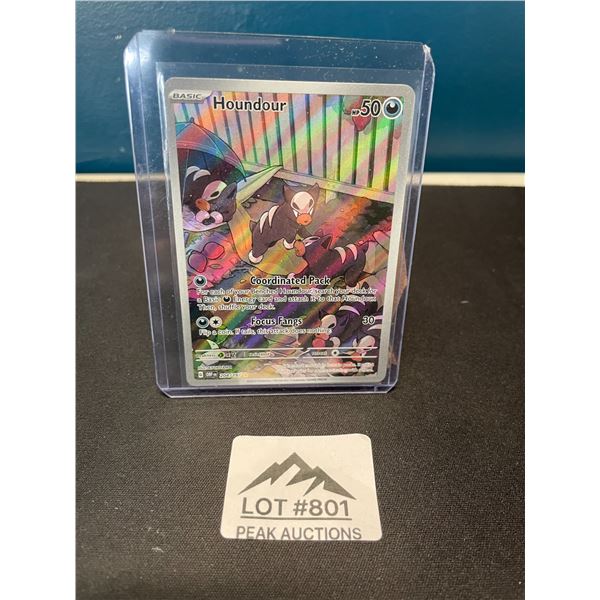 Lot of 1 Pokemon Houndour 204/197 Full Art Trading Card