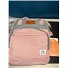 Image 2 : Lot of 1 Keababies Backbpack-Style Diaper Bag - Pink/Grey