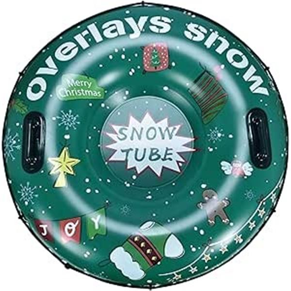 Lot of 1 Inflatable Snow Tube for Adults/Kids - 47 Inch Size