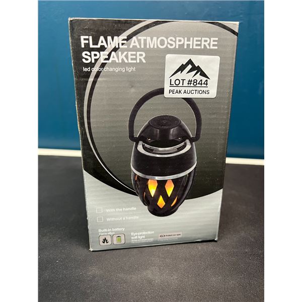 Lot of 1 Flame Atmosphere Wireless Bluetooth Speaker w/ Real Flame Effect