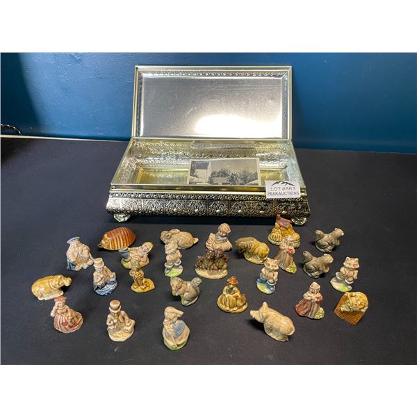 Lot of Assorted Vintage Red Rose Tea Porcelain Figurines