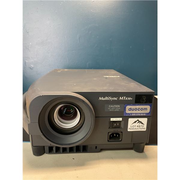 Lot of 1 NEC MultiSynce MT830+ Projector - Used
