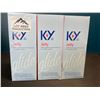 Image 1 : Lot of 3 K-Y Jelly Glide Water-Based Personal Lubricants