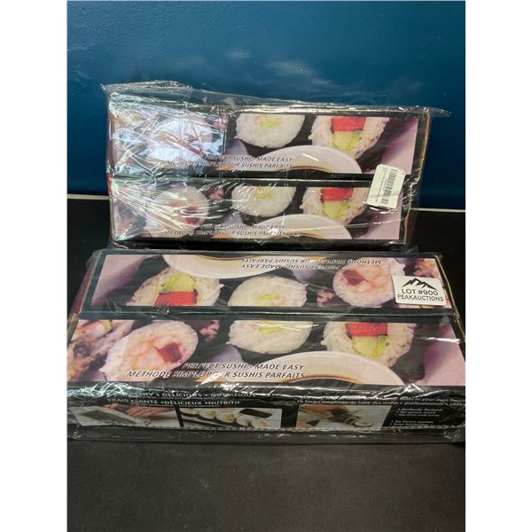 Lot of 2 Sushi Making Kits/Sushi Mold Making Kits (4 molds total)