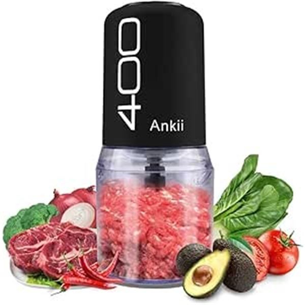 Lot of 1 Ankii Electric Food Processor/400-Watt Electric Food Chopper