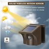 Image 3 : Lot of 1 Emacros 1/2 Mile Long Range Outdoor Solar Wireless Driveway Alarm
