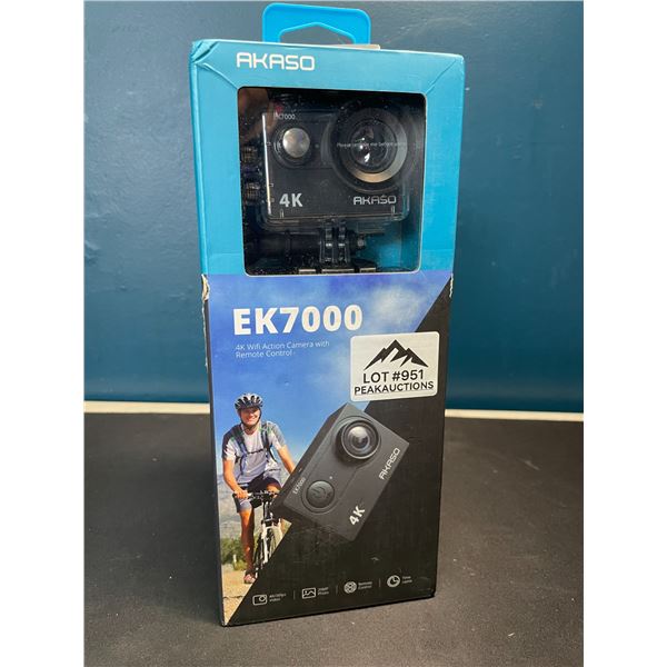 Lot of 1 EK7000 4K Action Camera with Remote