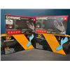 Image 1 : Lot of 4 Boxes of Vinyl Gloves - x2 Medium x2 Large