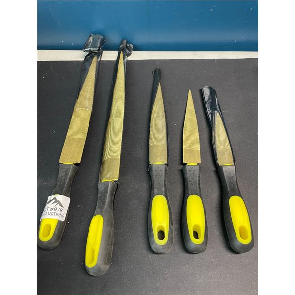 Lot of 5 Pieces of Wood Carving Rasps