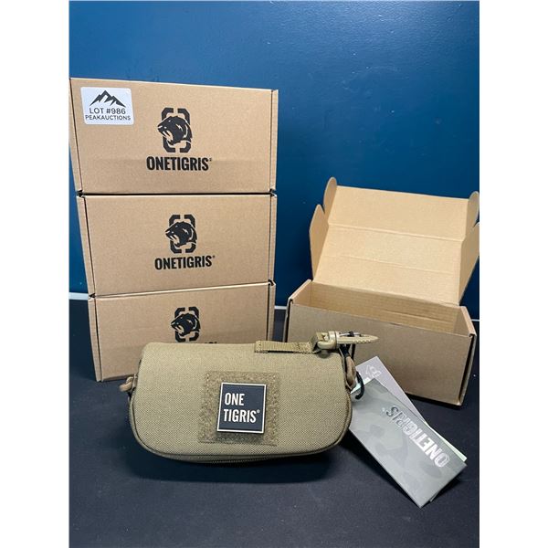 Lot of 3 OneTigris Tactical Style Sunglass Cases