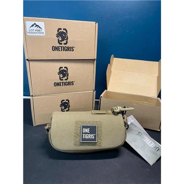 Lot of 3 OneTigris Tactical Style Sunglass Cases