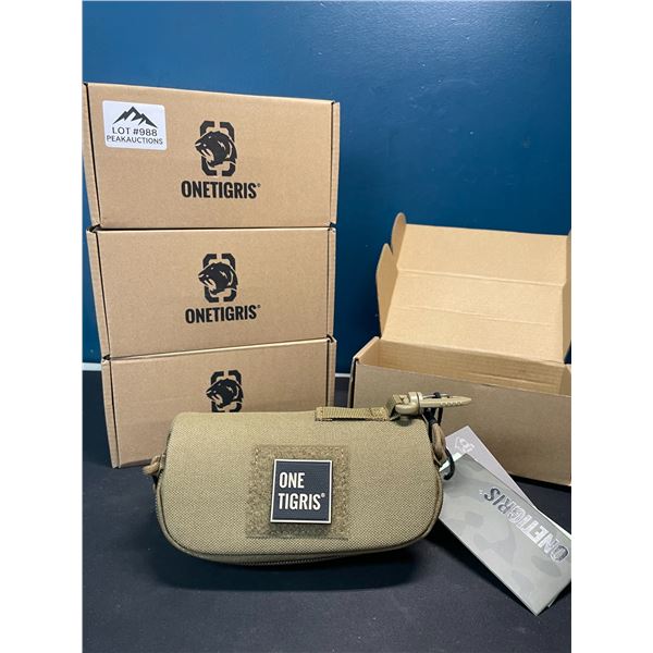 Lot of 3 OneTigris Tactical Style Sunglass Cases