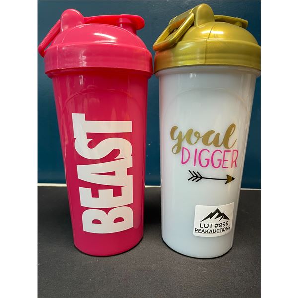 Lot of 2 28oz Hydracup Bottles