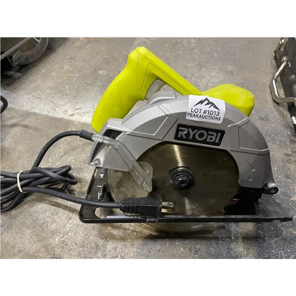 Lot of 1 Ryobi Skill Saw - Used - Powers on