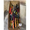 Image 1 : Lot of 1 Box of Assorted Pliers/Tools - Used