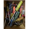 Image 2 : Lot of 1 Box of Assorted Phillips Screwdrivers - Used