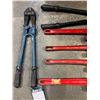 Image 2 : Lot of Assorted Pipe Wrenches & Bolt Cutters - Used