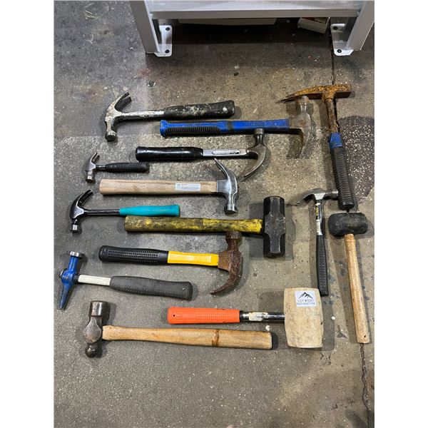 Lot of Assorted Hammers/Tools - Used