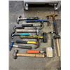 Image 1 : Lot of Assorted Hammers/Tools - Used