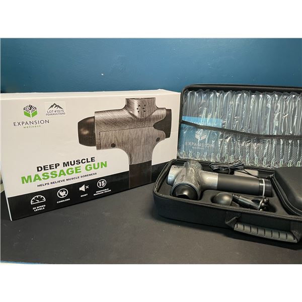 Lot of 1 Handheld Deep Tissue Massage Gun - Brand New!