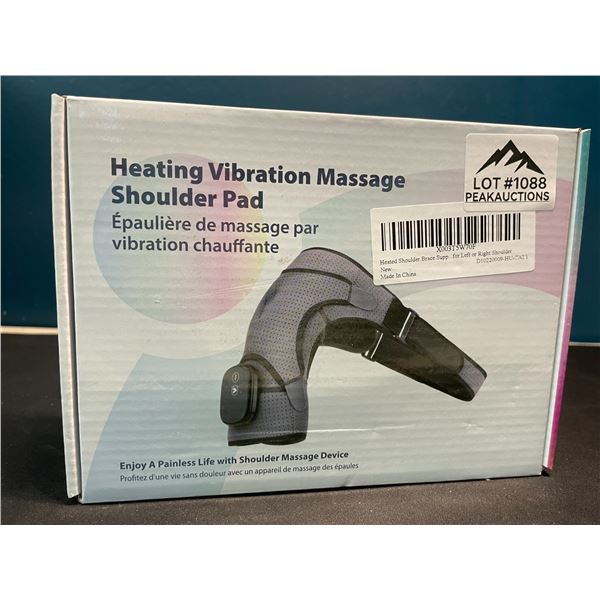 Lot of 1 Heated Vibrating/Massaging Shoulder Pad