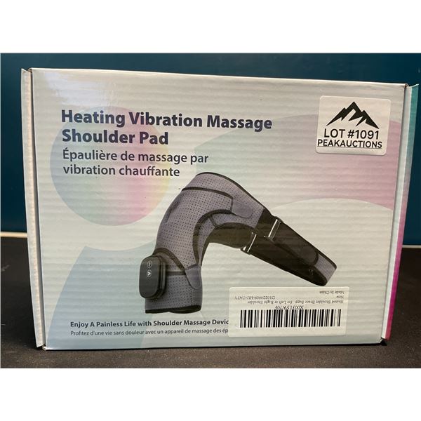 Lot of 1 Heated Vibrating/Massaging Shoulder Pad