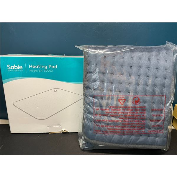 Lot of 1 Sable Electric King Size Body Heating Pad - 33in x 17in!!