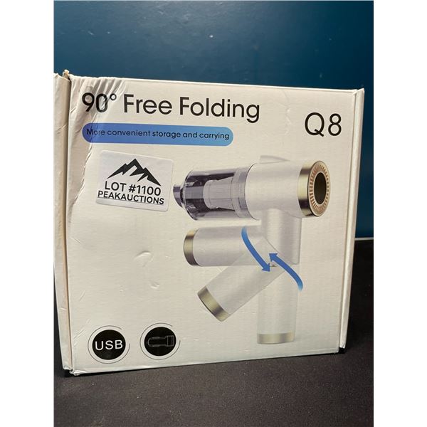 Lot of 1 Rechargeable High Power Mini Folding Vacuum