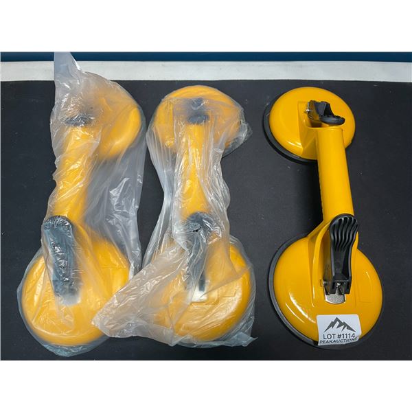 Lot of 3 Glass Suction Tools
